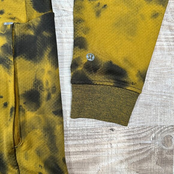 Lululemon Mens Better Everyday Pullover Hoodie XXL Gold Black Camo Tie Dye - Picture 5 of 13